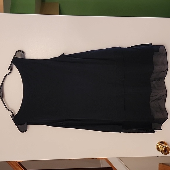 Eileen Fisher Silk Sleeveless Tunic Tank Top - Picture 5 of 13